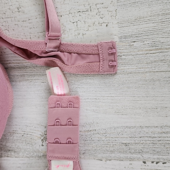 PINK Victoria's Secret rose wear everywhere t-shirt lightly lined Size 34D - Picture 6 of 9